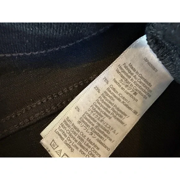 Madewell Perfect Vintage Wide Leg Jean 27 Black DM7541 High Rise Denim Womens - Picture 9 of 14